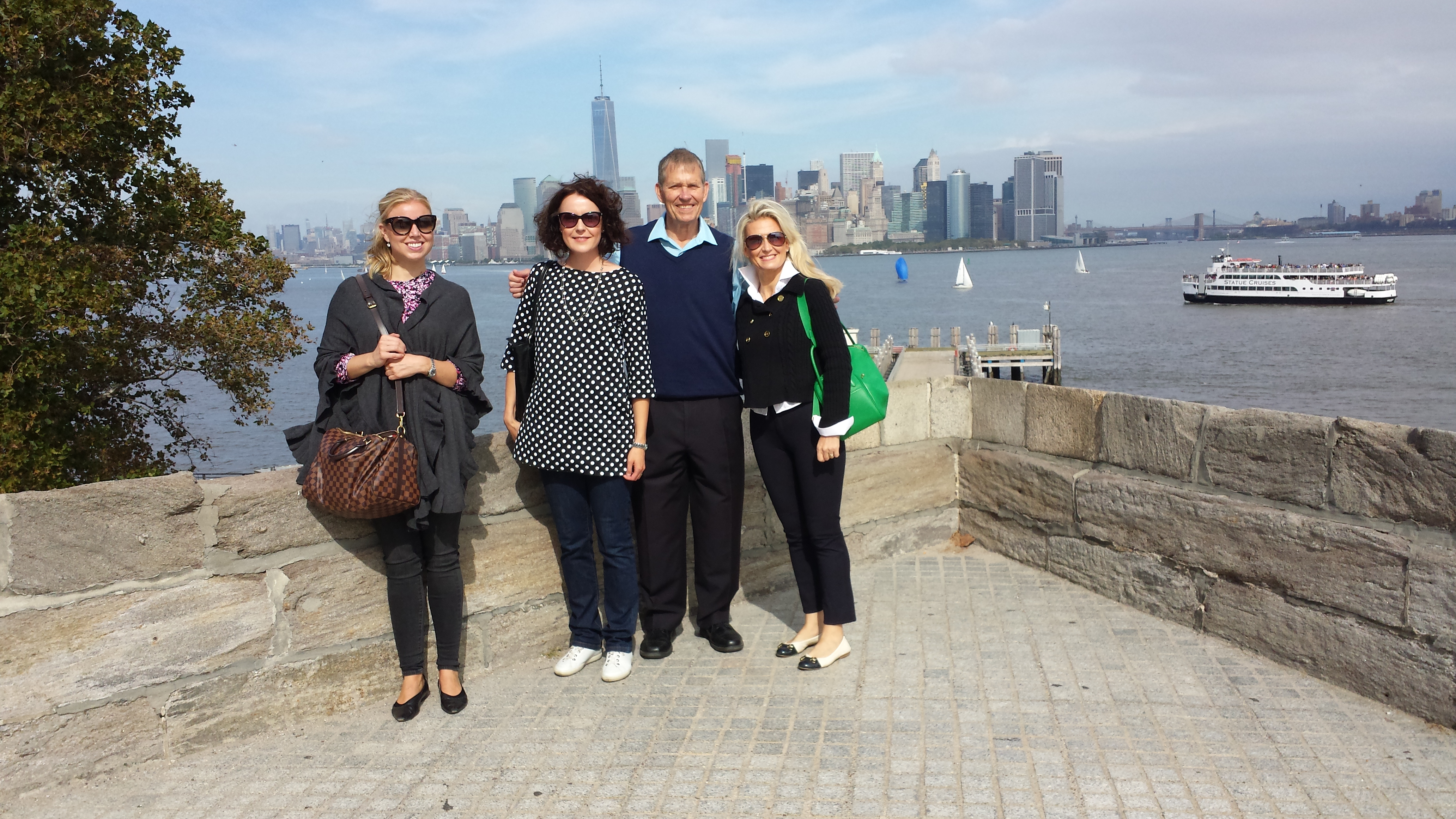 Deputy Consul General of Finland to New York, Anna Yletyinen, the First Lady of Finland, Jenni Haukio, president of Finnish-American Lawyers Association, Robert Saasto and Dr. Erika Sauer visited Ellis Island and the Statue of Liberty.